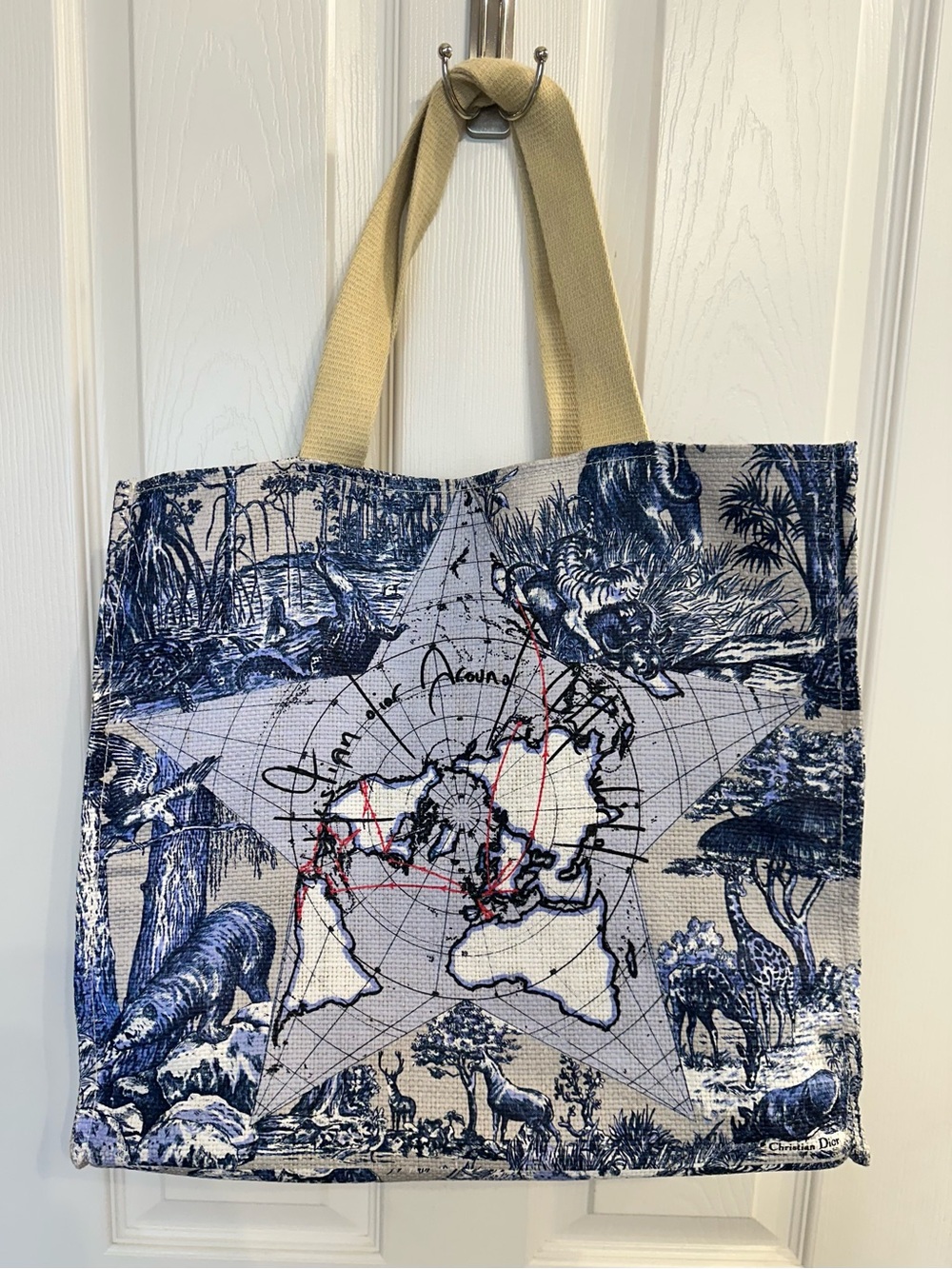 Christian Dior Beauty Around The World Promotional Tote Bag